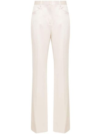 Tom Ford pressed-crease trousers - Neutrals