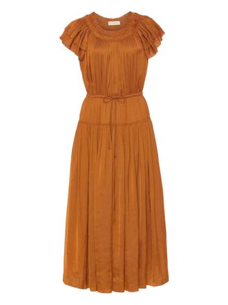 Ulla Johnson Kalesta dress - women - Polyester - 6 - Brown