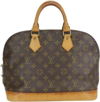 Louis Vuitton Pre-owned Handbags, female, Brown, Size: ONE SIZE Pre-owned Canvas Handbag