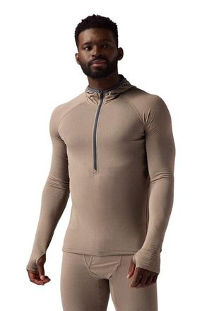 Backcountry Pines Micrrid Ultra-Lt Baselayer 1/2-Zip Scuba Top - Mens in Fallen Rock at Nordstrom, Size Small