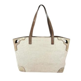 Cartier Pre-owned Canvas Shoulder Tote Bag - Dames - Vintage Shopper - Beige - ONE Size - Vintage