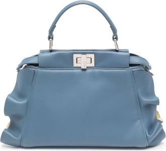 Fendi Peekaboo two-way bag - women - Calf Leather - One Size - Blue