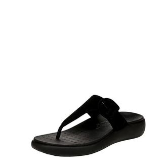 Vionic Activate I8702L1001 Sandals Womens Black Toe Post Flip Flop RHS9039
