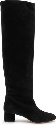 Aeyde Aeyde Willa 50 Suede Knee-high Boots - Black - 41 (IT41/ UK8)