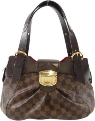 Louis Vuitton Pre-owned Handbags, female, Brown, Size: ONE SIZE Pre-owned Sistina PM Handbag