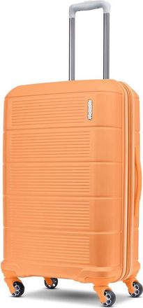 American Tourister Stratum 2.0 Hardside 24 Spinner Medium Checked Luggage in Papaya at Nordstrom