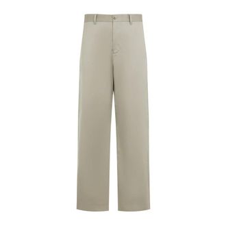 Acne Studios Heren, Broeken, Beige, Maat: L Katoen