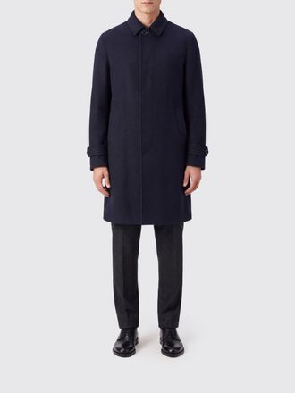 Lardini Cappotto monopetto al ginocchio in lana e cashmere con polsini regolabili