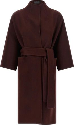 Gianluca Capannolo Jane Jas - Dames - Jas met riem - Bruin - S - Jassen