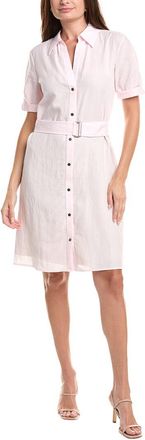 Vince Cuffed Belted Shirtdress