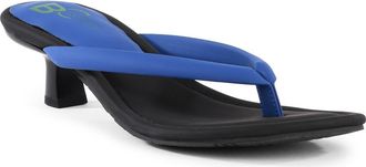 BC Footwear Riptide Kitten Heel Sandal in Blue at Nordstrom, Size 7.5