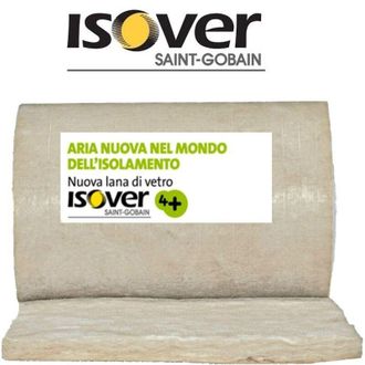 No Brand No Brand - Isover par 4+ lana di vetro isolamento termico acustico pareti muri h 0,6 x 15 m