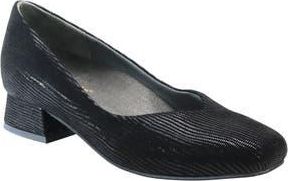 David Tate Freedom Pump in Black Mini Lizard at Nordstrom Rack, Size 13