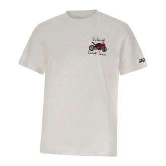 MC2 Saint Barth T-Shirts, male, White, Size: 2XL Portofino Ducati Team T-shirt