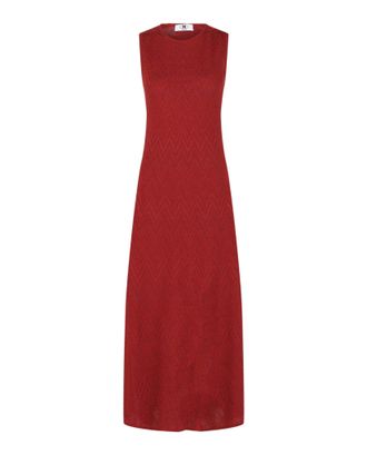 M Missoni Metallic Chevron Maxi Dress