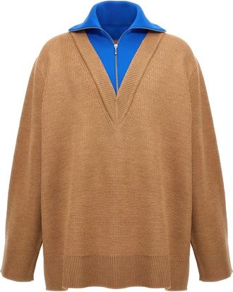 Jil Sander Heren, Truien, Beige, Maat: S Katoen