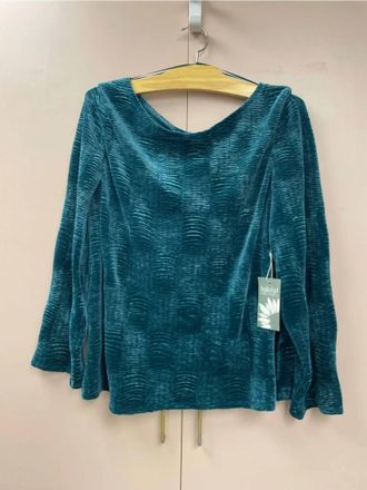 Habitat Womens Juniper Textured Blouse In Teal