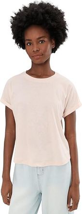 Splendid Skye Short Sleeves T-Shirts Womens Clothing Rose Petal : LG (Womens 10-12), Cotton