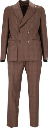 L.B.M. 1911 Drop S Checkered Blazer