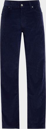 Ermenegildo Zegna Mens Cashco Corduroy Five-Pocket Pants