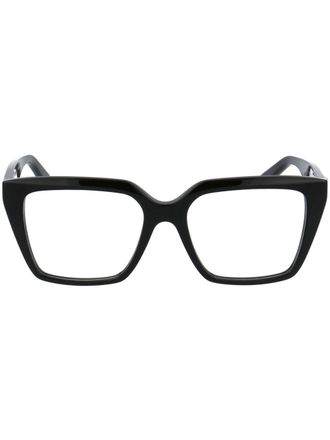Balenciaga square-frame logo-detail glasses - Black
