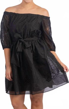 Shoshanna Salana Dress In Jet