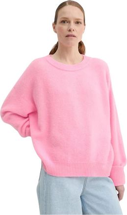 American Vintage Vitow Jumper - Dames - Ronde hals truien - Roze - M/L - Wol - Truien & Vesten