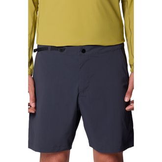 Mountain Hardwear Peak Rambler Shorts in Dark Storm at Nordstrom, Size 34 X 7