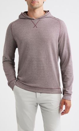 Johnnie-O Cotton Blend Hoodie in Merlot at Nordstrom, Size Xx-Large