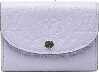 Louis Vuitton Pre-owned Compact Portemonnee - Dames - Vintage Accessoires - Paars - ONE Size - Leer - Vintage