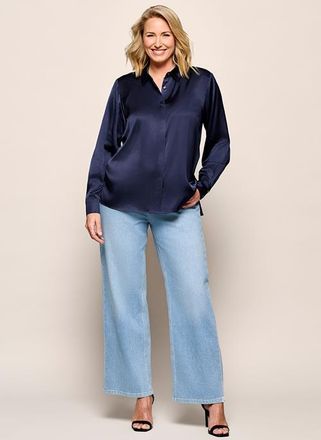 Mart Visser Bellize Blouse Navy Maxi