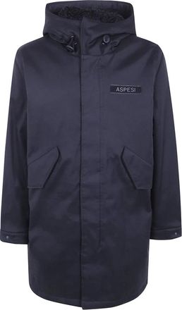 Aspesi Parka M51 de algod&oacute;n con forro - Coats - Hombre - Azul - XL