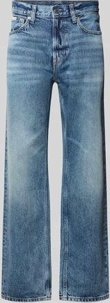 Calvin Klein Jeans Straight Fit Jeans aus reiner Baumwolle in Jeansblau, Gr&ouml;&szlig;e 30/32
