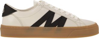 Moncler Monaco2 Leather And Nubuck Sneakers