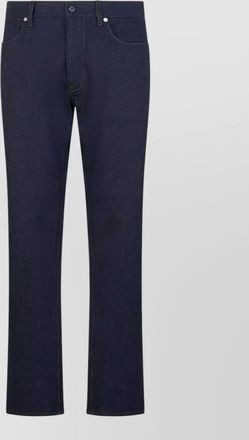 Stone Island straight leg mid rise denim trousers five pockets