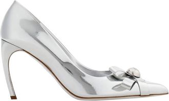 Ferragamo Brilda 85 Patent Leather Pumps, Size 6.5 D