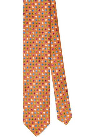 Robert Talbott Robert Geo Circle Jacquard Best of Class Necktie in Orange at Nordstrom