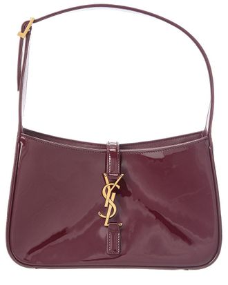 Saint Laurent Le 5 A 7 Patent Hobo Bag