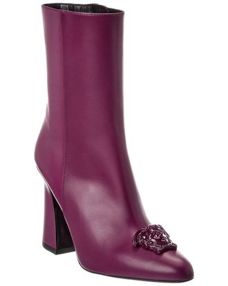 Versace Medusa Leather Boot