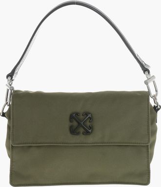 Off-white Nylon Shoulder Bag SOFT JITNEY 1.4 with Monogram Off-White