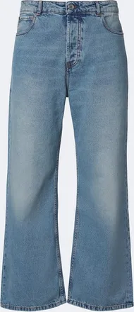 Ami Faded wide-leg jeans