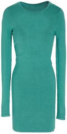 8 by YOOX BACKLESS KNIT MINI DRESS WITH RHINESTONES