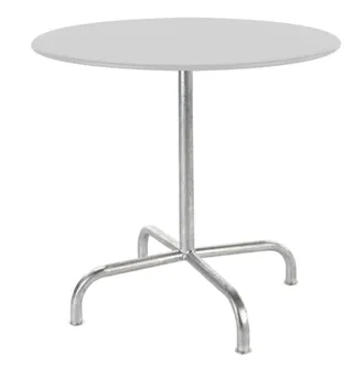 Schubiger M&ouml;bel Metall-Tisch Rigi Rund