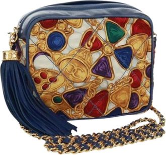 Chanel Borsa a tracolla Pre-owned in seta - - Pre-owned - Donna - Multicolore - ONE SIZE