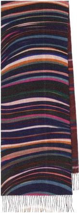 Paul Smith Sciarpa Swirl Misto Cachemire - Dames - Wintersjaals - Veelkleurig - ONE Size - Wol - Accessoires