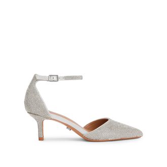 Carvela Womens Shinier Court Heels - Silver - Size UK 3