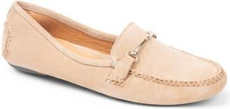 Patricia Green Caroline Moc Toe Bit Loafer in Tan Suede at Nordstrom, Size 8.5