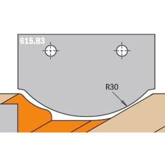 CMT 615.b3 Cuchilla Hw 50x30x2 (perfil B3)