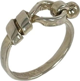 Tiffany & Co. Gold Silver Yellow Gold (18K) Silver 925 Band Ring (Pre-Owned)
