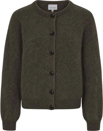 Dante6 Toronto Korte Cardigan - Dames - Truien - Groen - Maat: L Wol